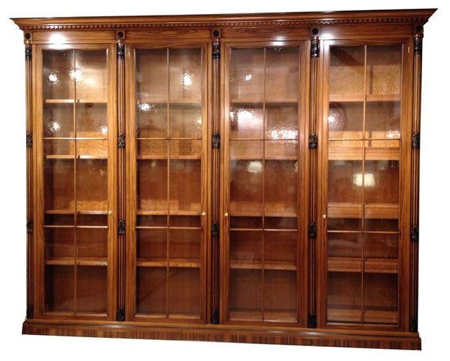Italian bookcase library with glass doors 22 000 est