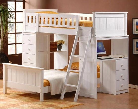 Kohler student loft bed bunk bed with desk loft bunk