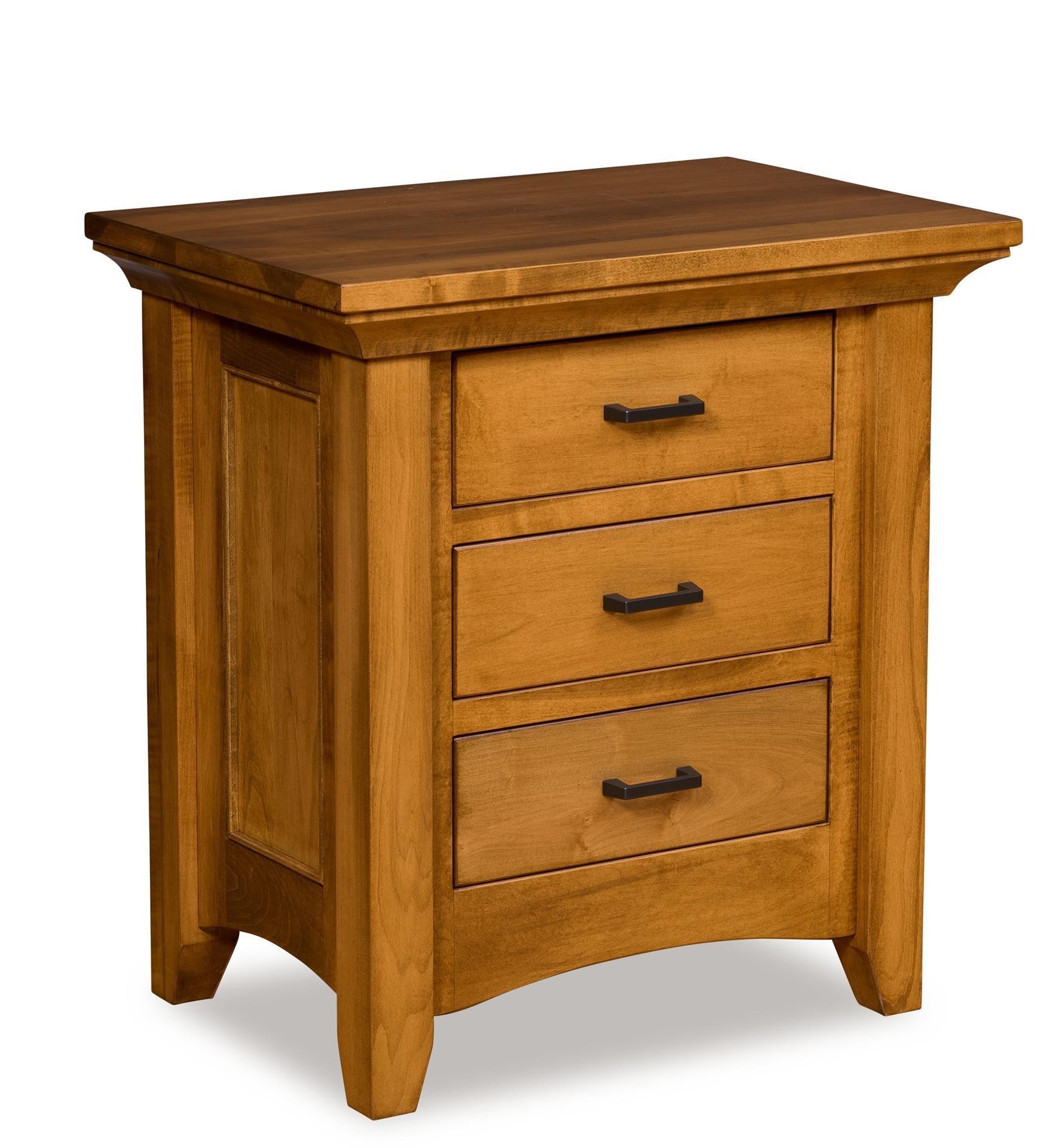 Legacy mission three drawer nightstand from dutchcrafters