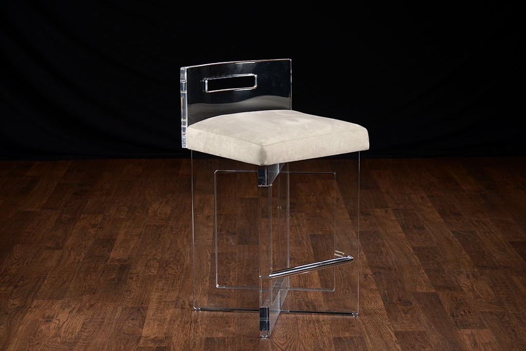 Lucite counter stool mecox gardens