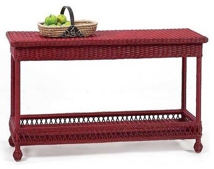 Mainly baskets eastern shore sofa table asian console