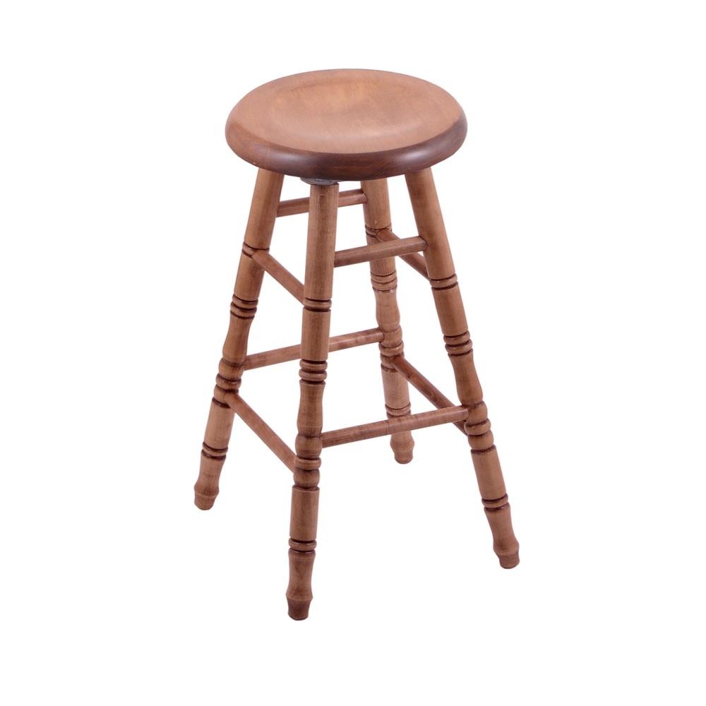 Maple saddle dish 36 swivel extra tall bar stool with