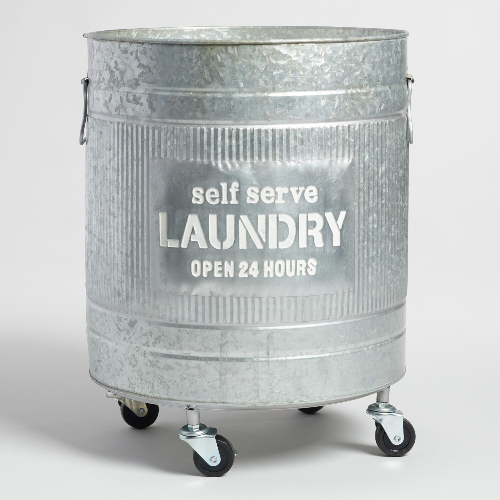 Metal amelia laundry hamper world market