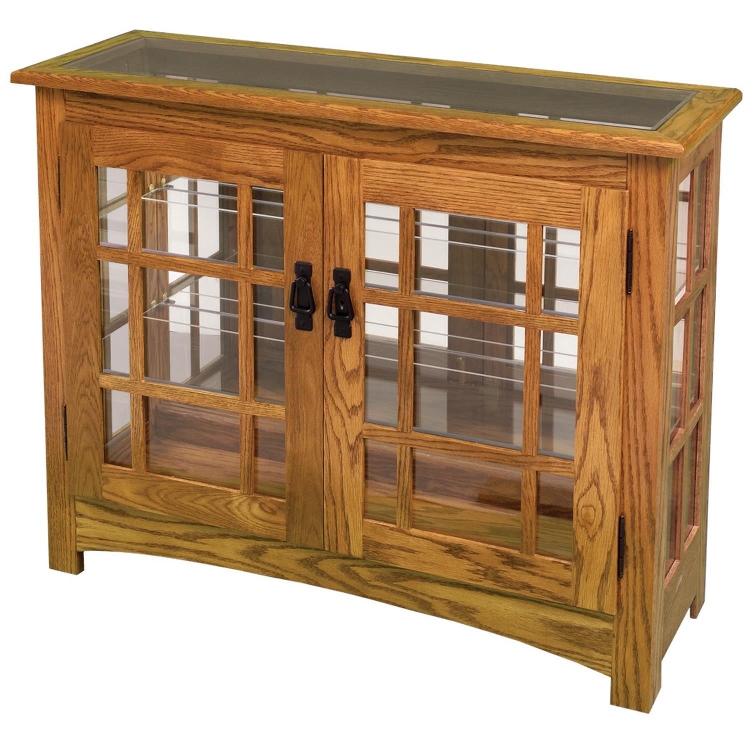 Mission curio deals cabinet