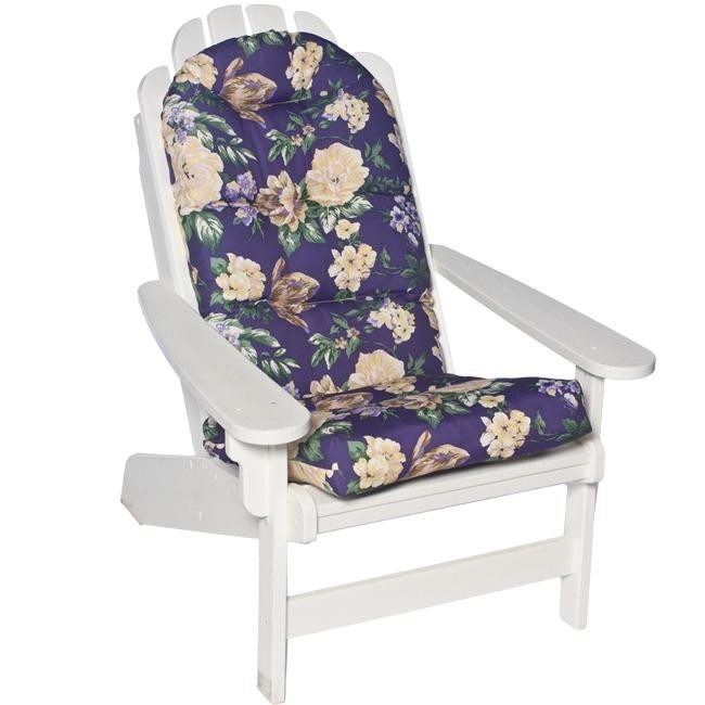 Pia floral adirondack all weather purple outdoor patio