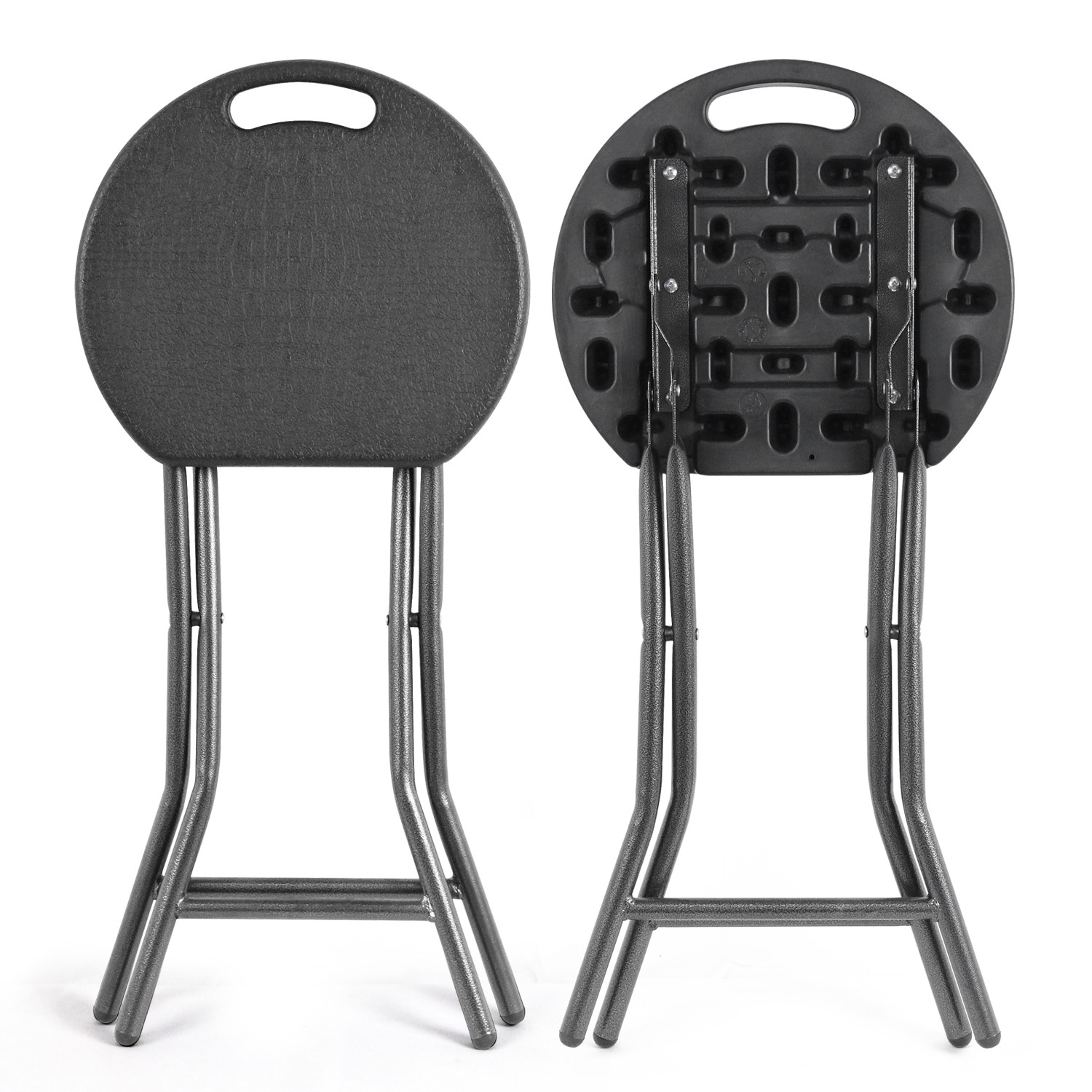 Rfiver portable folding stool 18 1 inch set of 2