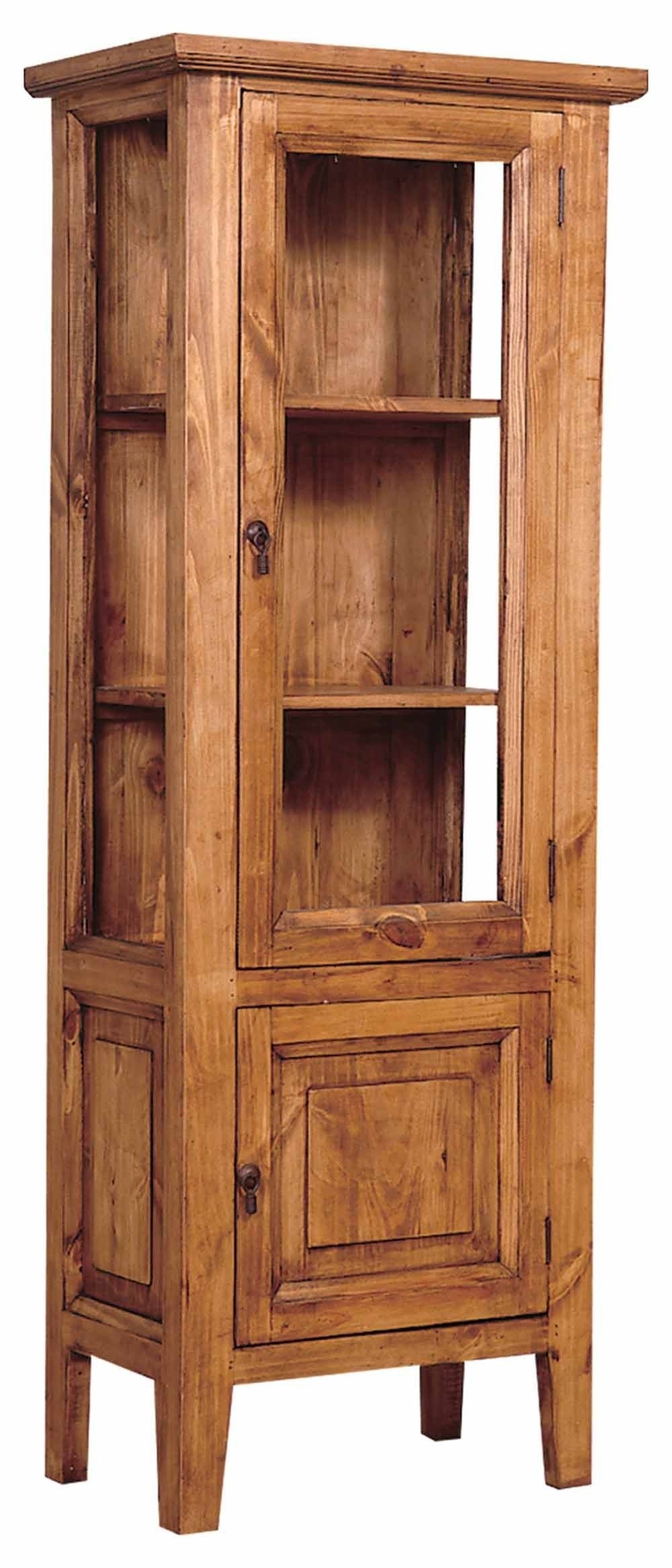 Rustic pine curio cabinet rusticpinefurniture furniture