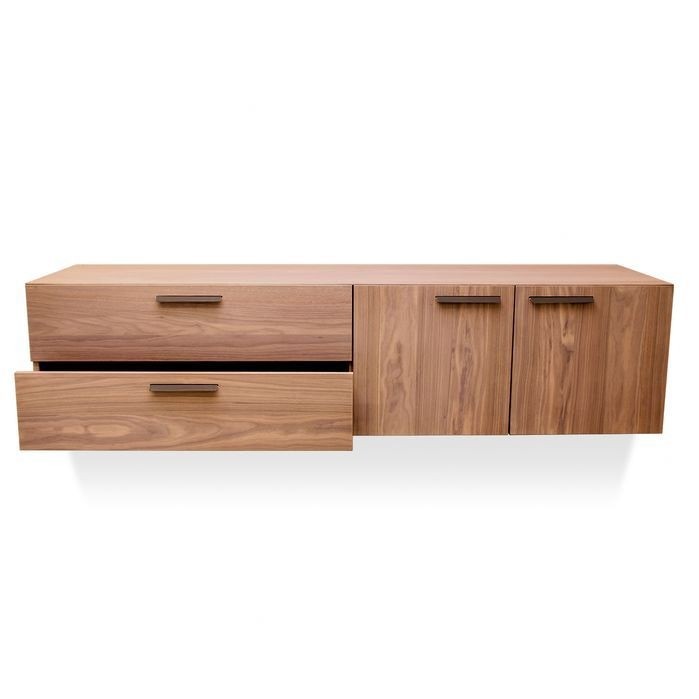 Shale 2 drawer combo dresser wall mounted cabinet