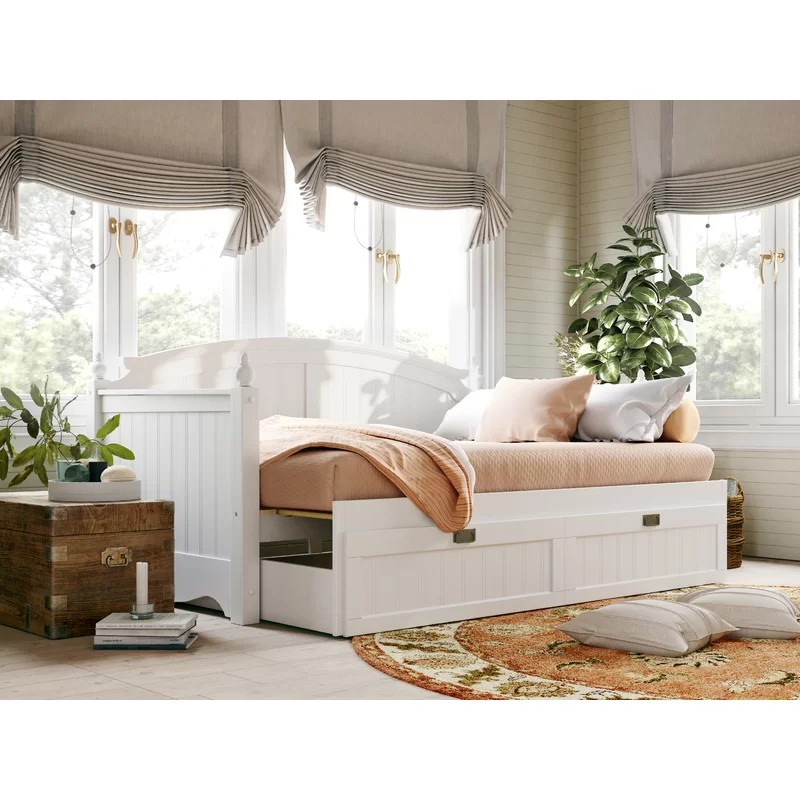 Silvia twin daybed with trundle in 2020 daybed with