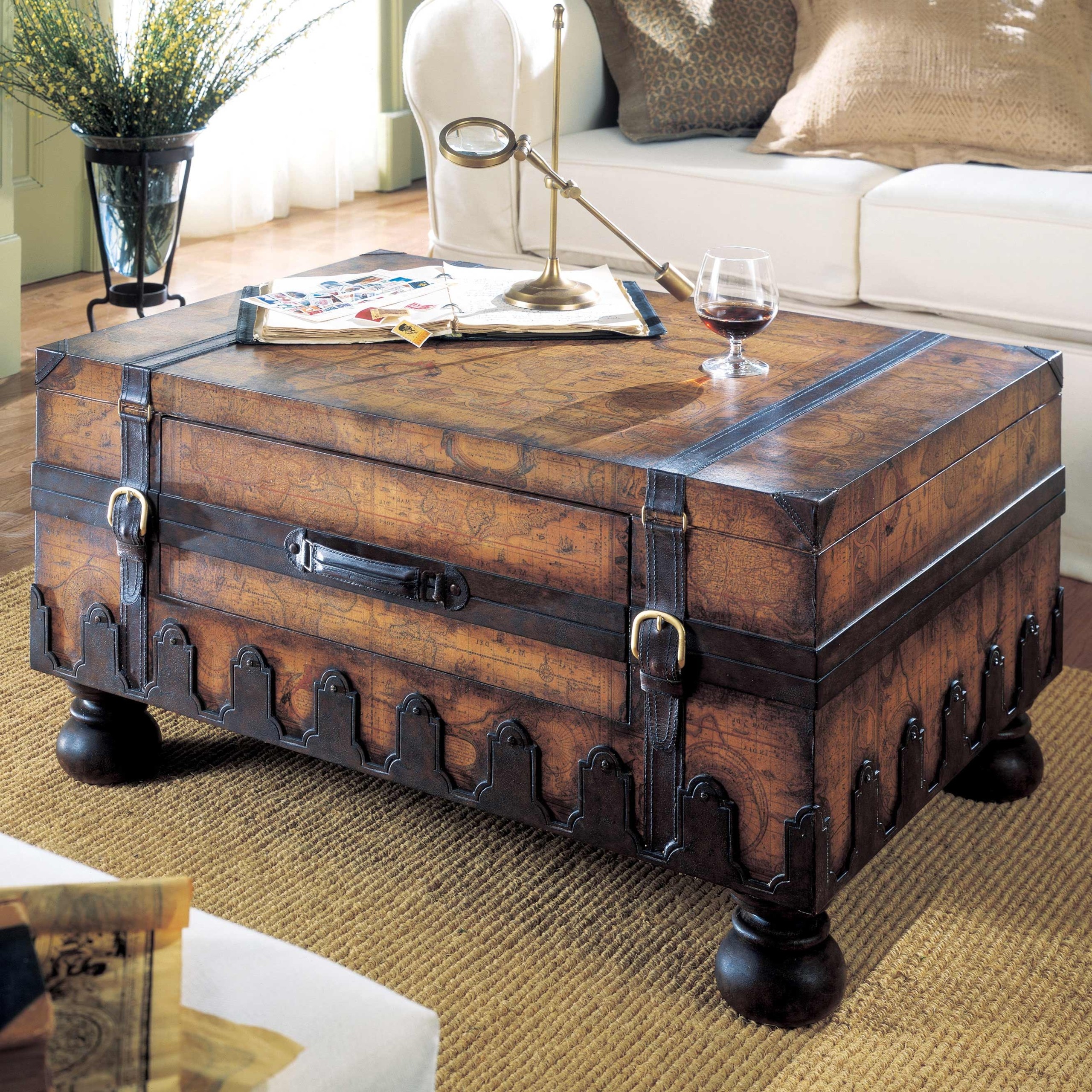 Trunk coffee table target furnitures roy home design