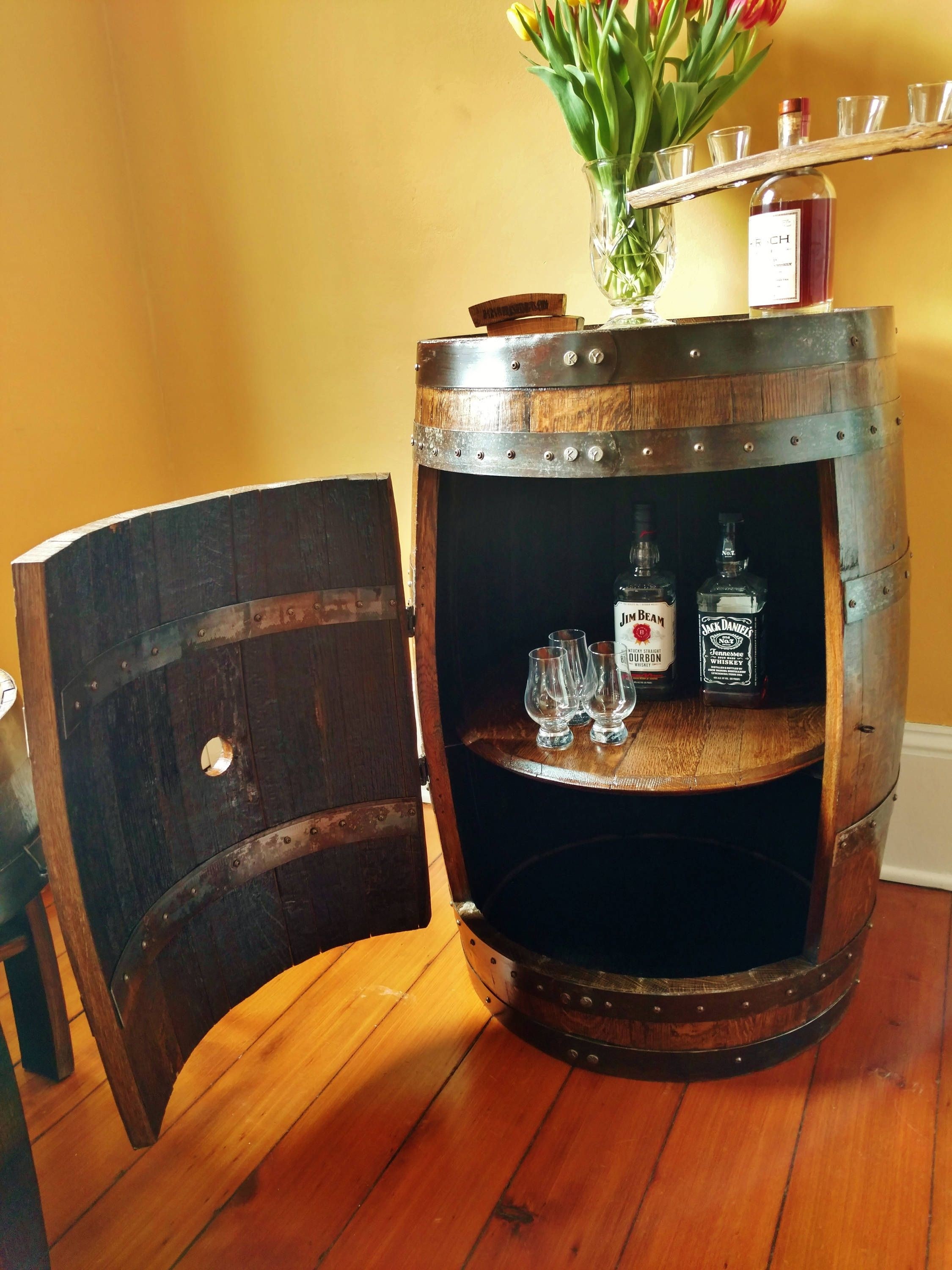 Used bar cabinet for sale 2021 wine barrel furniture
