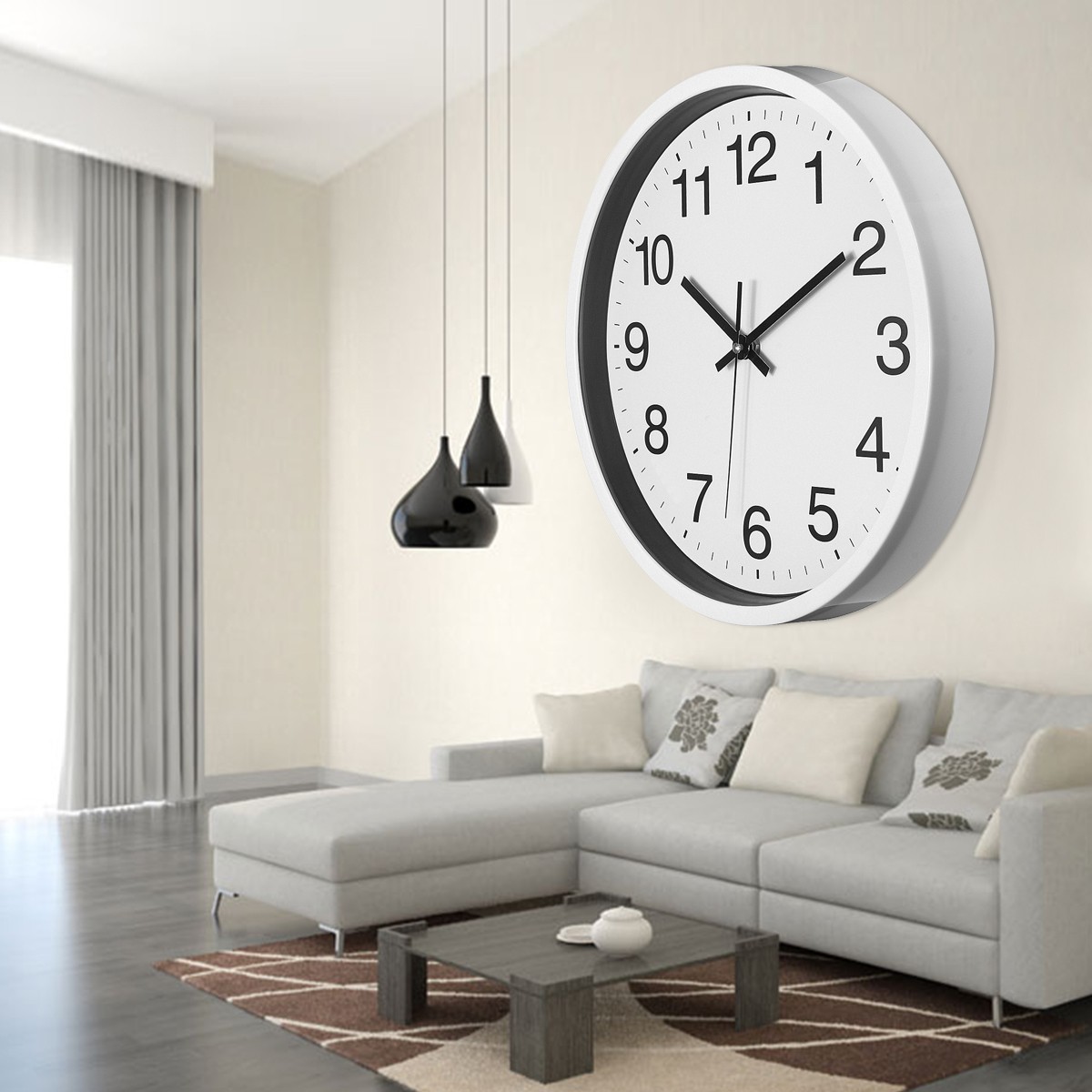 Wall clocks large kitchen clocks for home walmart canada 1