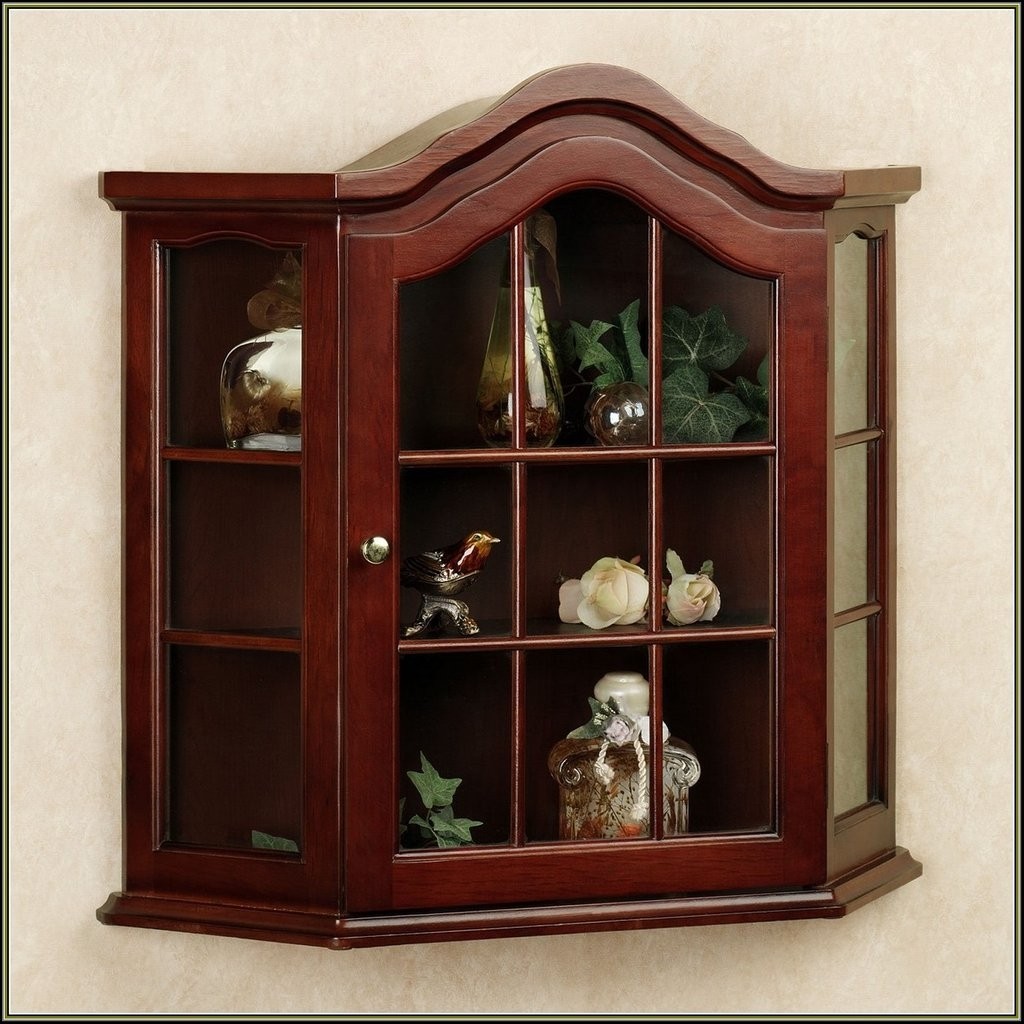 Wall mounted curio cabinet display cabinet home choosing