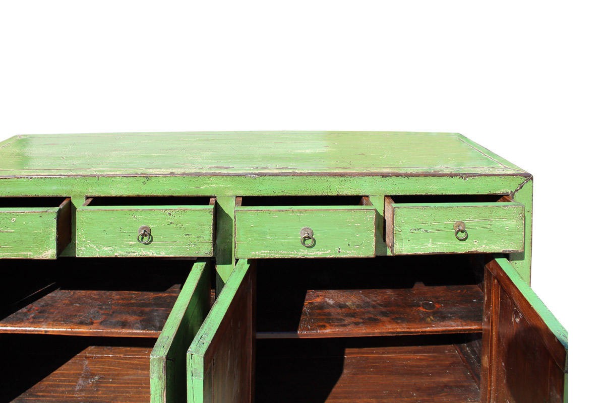 Wholestoresale chinese distressed rustic lime green