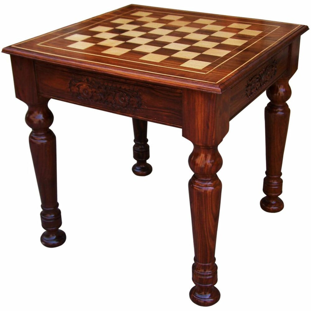 Wooden chess table solid coffee table family chess table