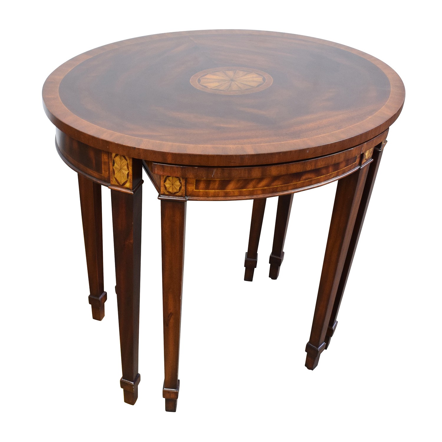 43 off antique reproduction wood nesting side tables 1