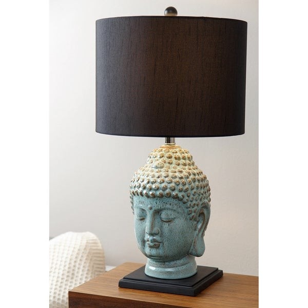 Abbyson buddha table lamp free shipping today
