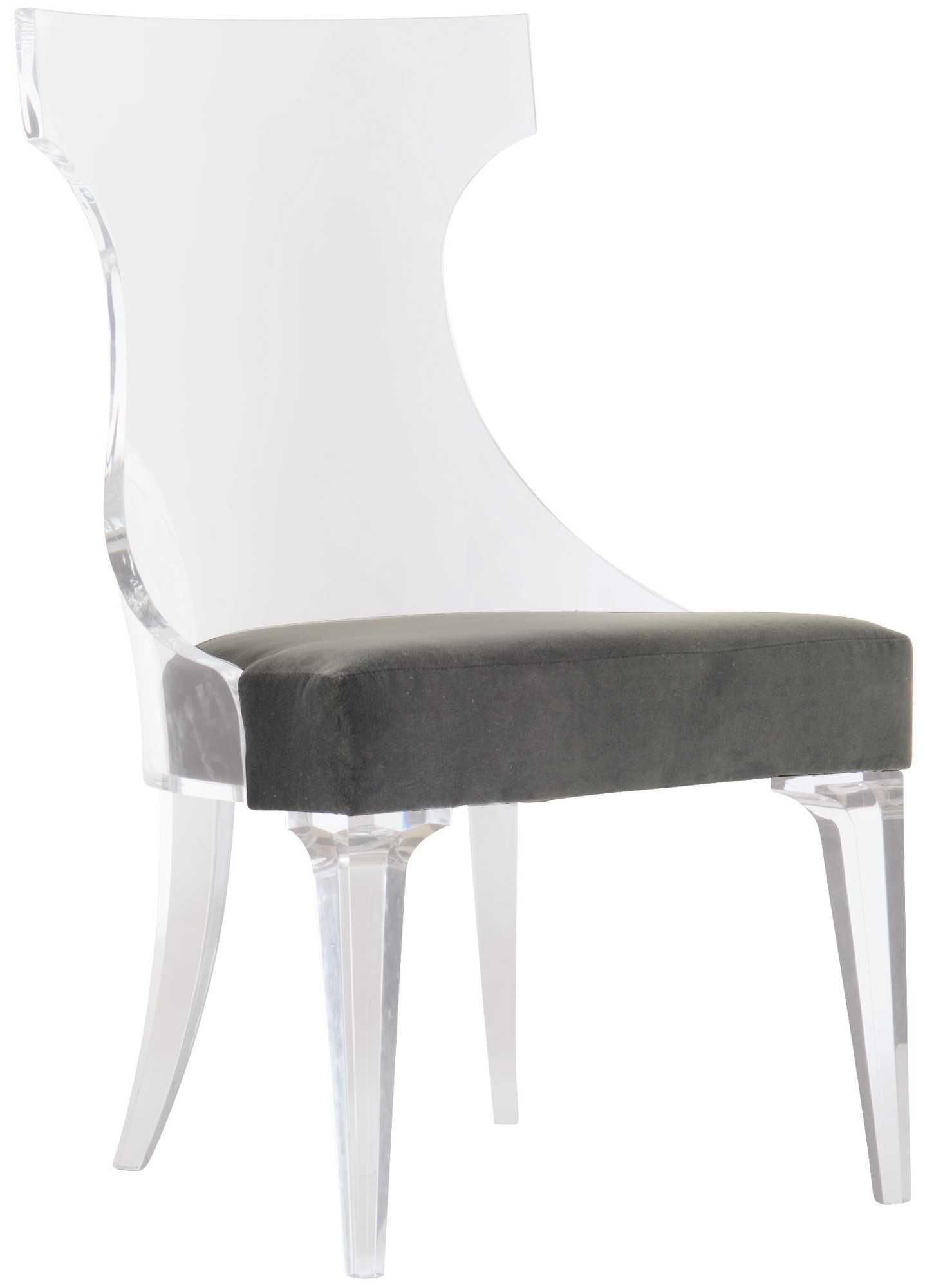 Acrylic dining chair bernhardt