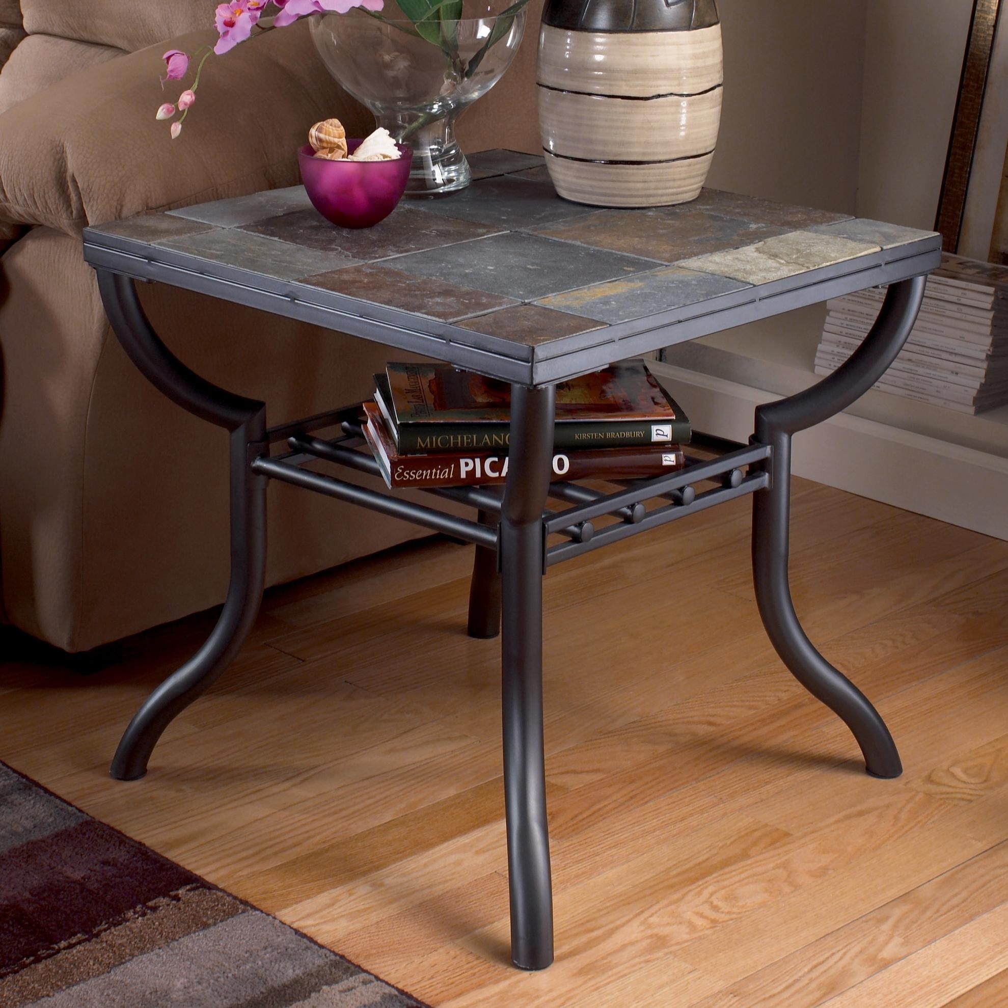 Antique slate end tables homesfeed 1