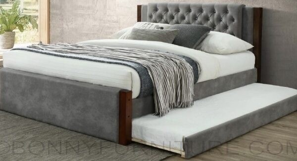 Bree bed with pull out queen size bonny furniture