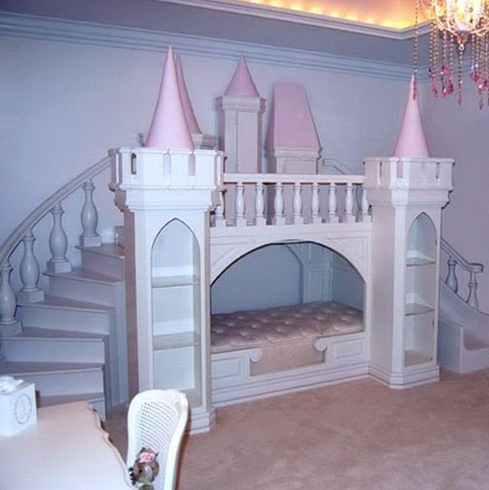 Bunk beds for girls on sale interior paint color schemes