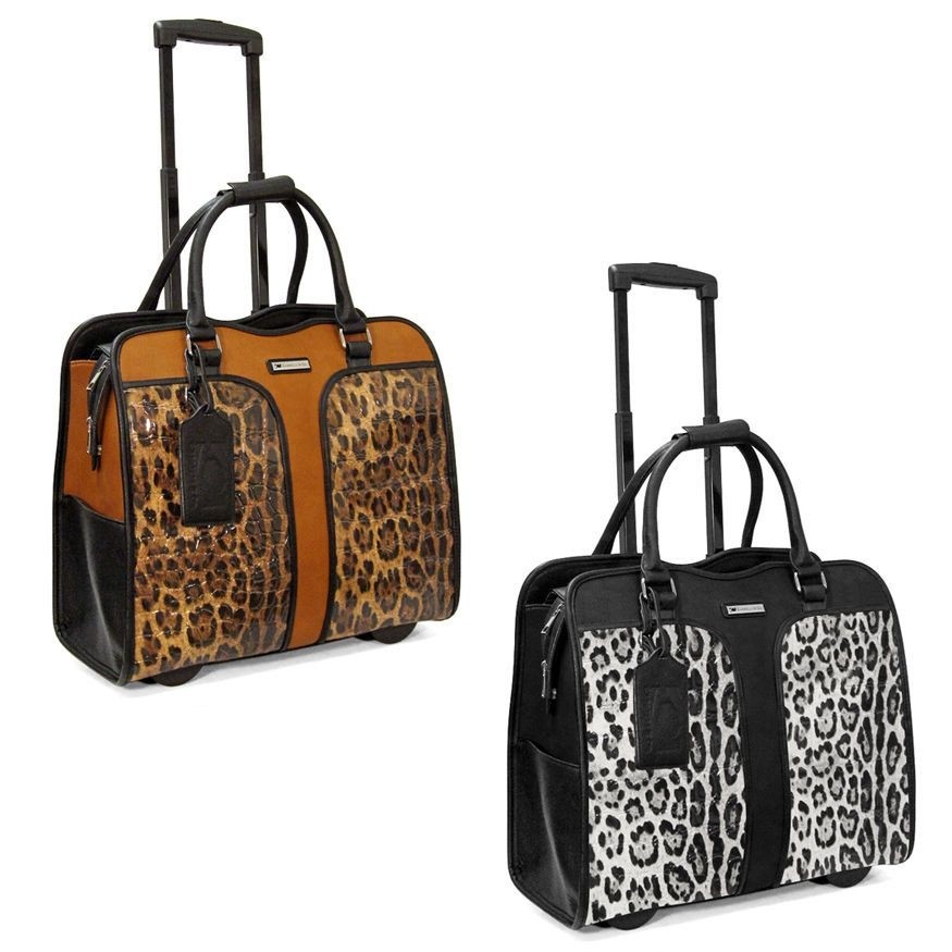 women's designer rolling laptop bolsa