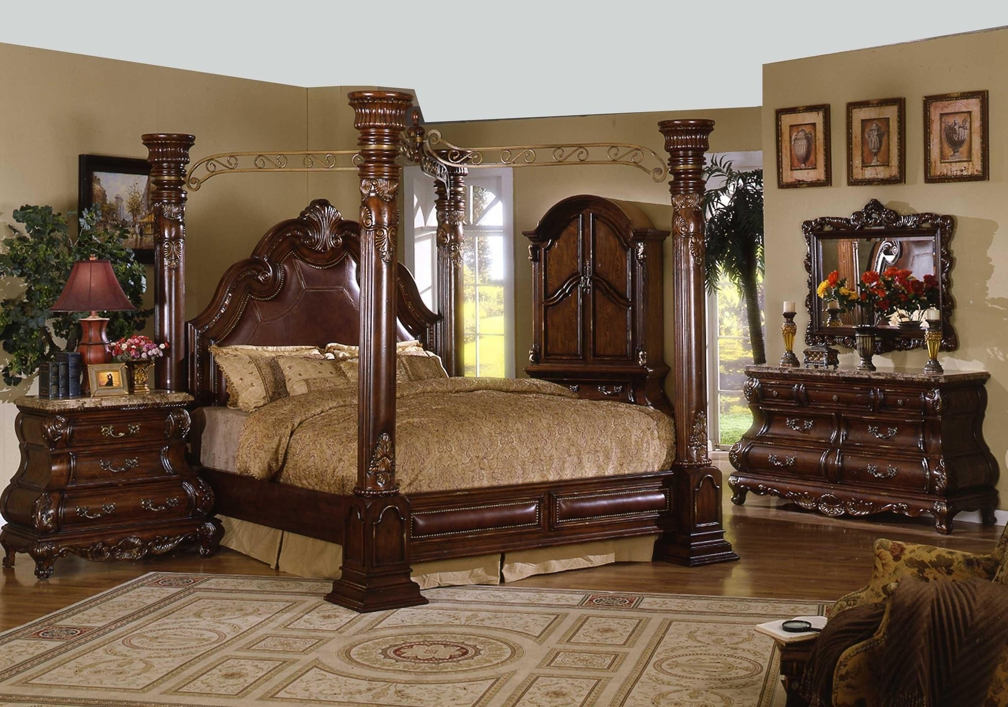 Canopy bed canopy bedroom sets four post canopy bed 1