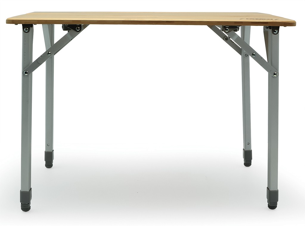 Compact bamboo folding table w aluminum legs united rv 1