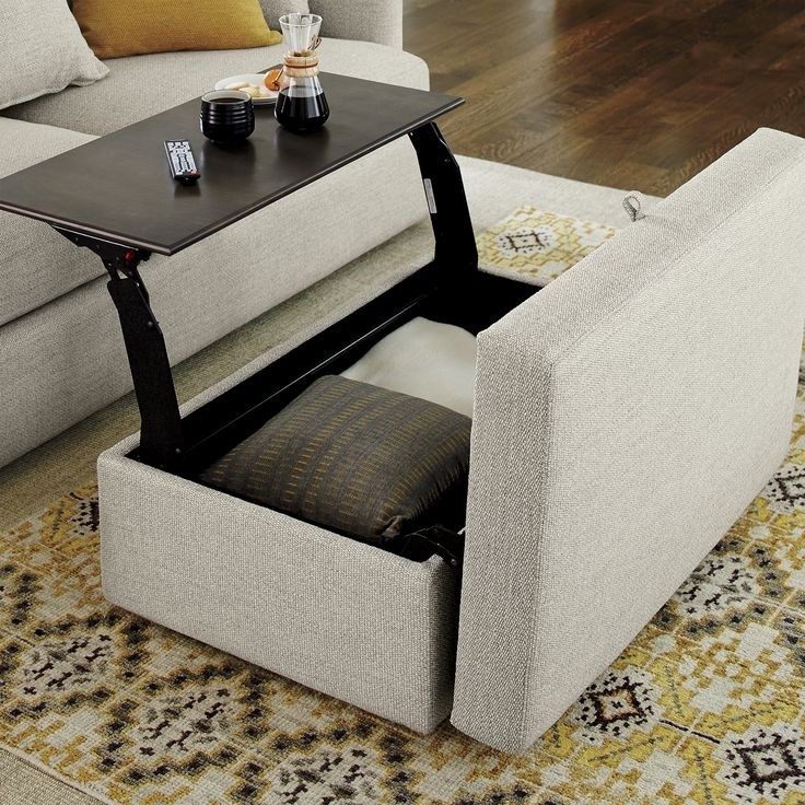 Cushion coffee table with storage furniture roy home design 16