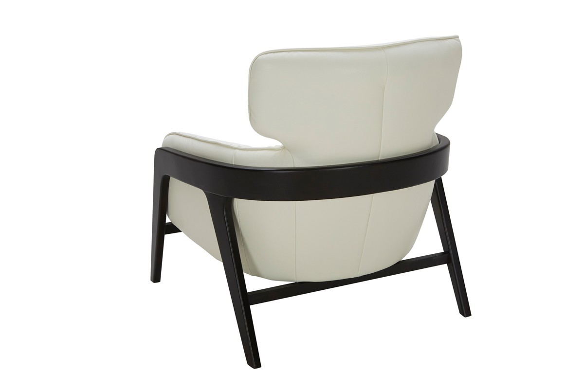 Divani casa beaufort modern white leather accent chair 1