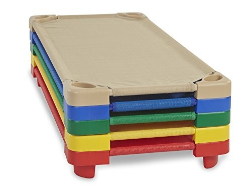 Ecr4kids childrens naptime cot stackable daycare 13
