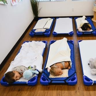 Ecr4kids childrens naptime cot stackable daycare 3