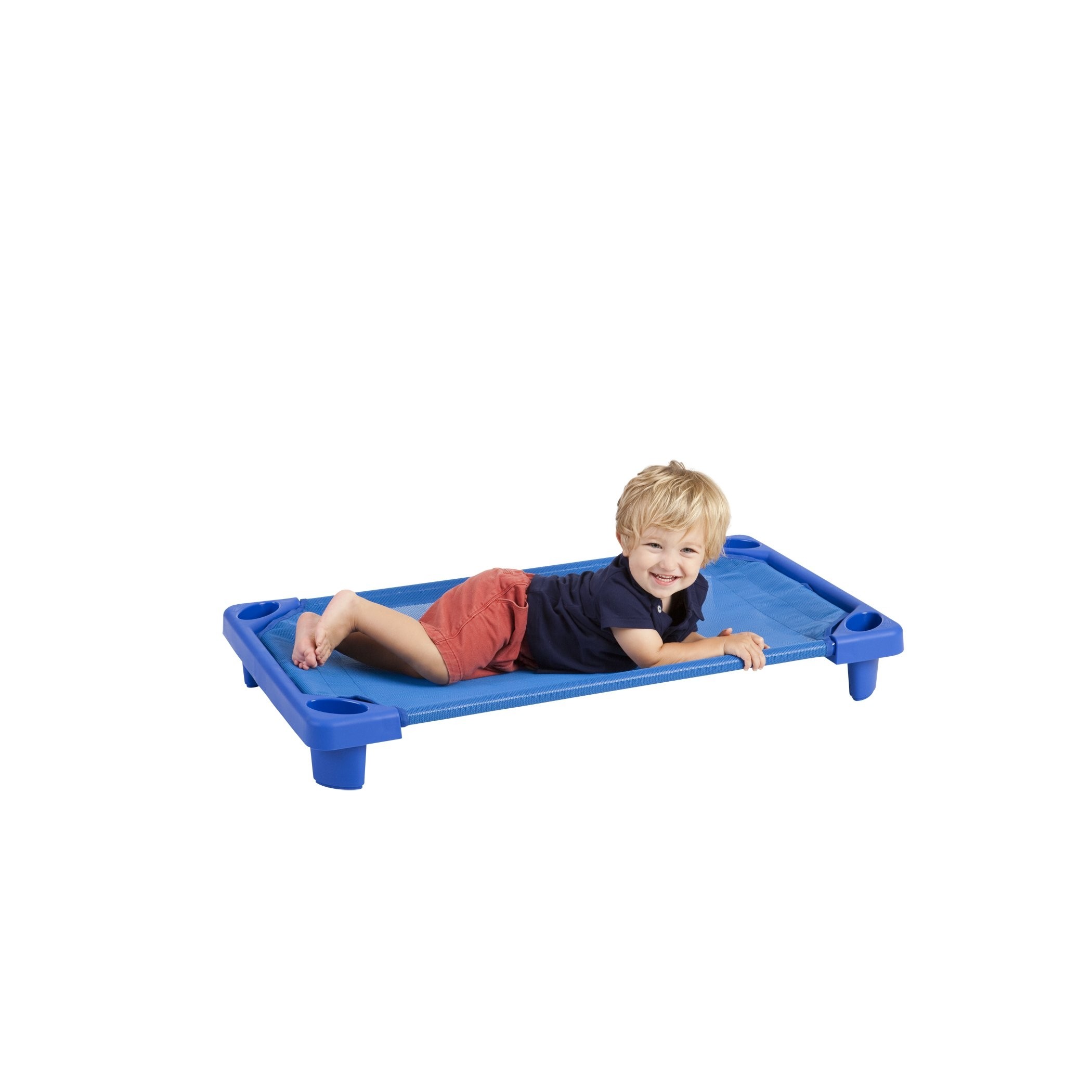 Ecr4kids streamline toddler naptime cot stackable daycare 1