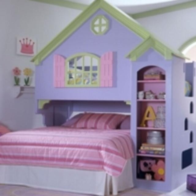 Find more dollhouse princess bunk bed loft full twin bed
