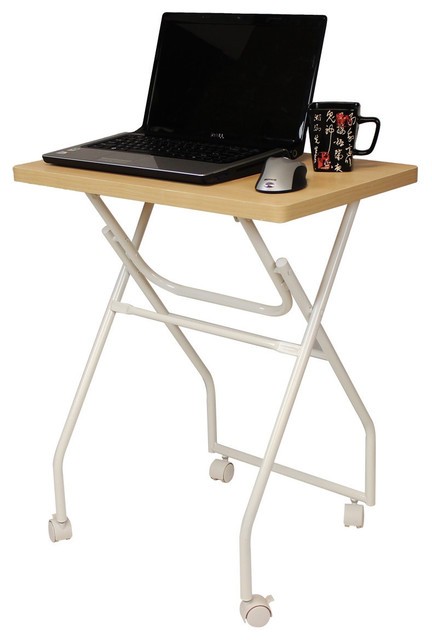 Folding tv tray table laptop computer stand with locking