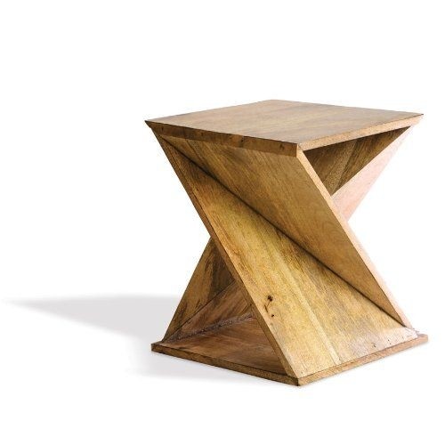 Foreside twisted wood table 21 inch wood craft in 2019