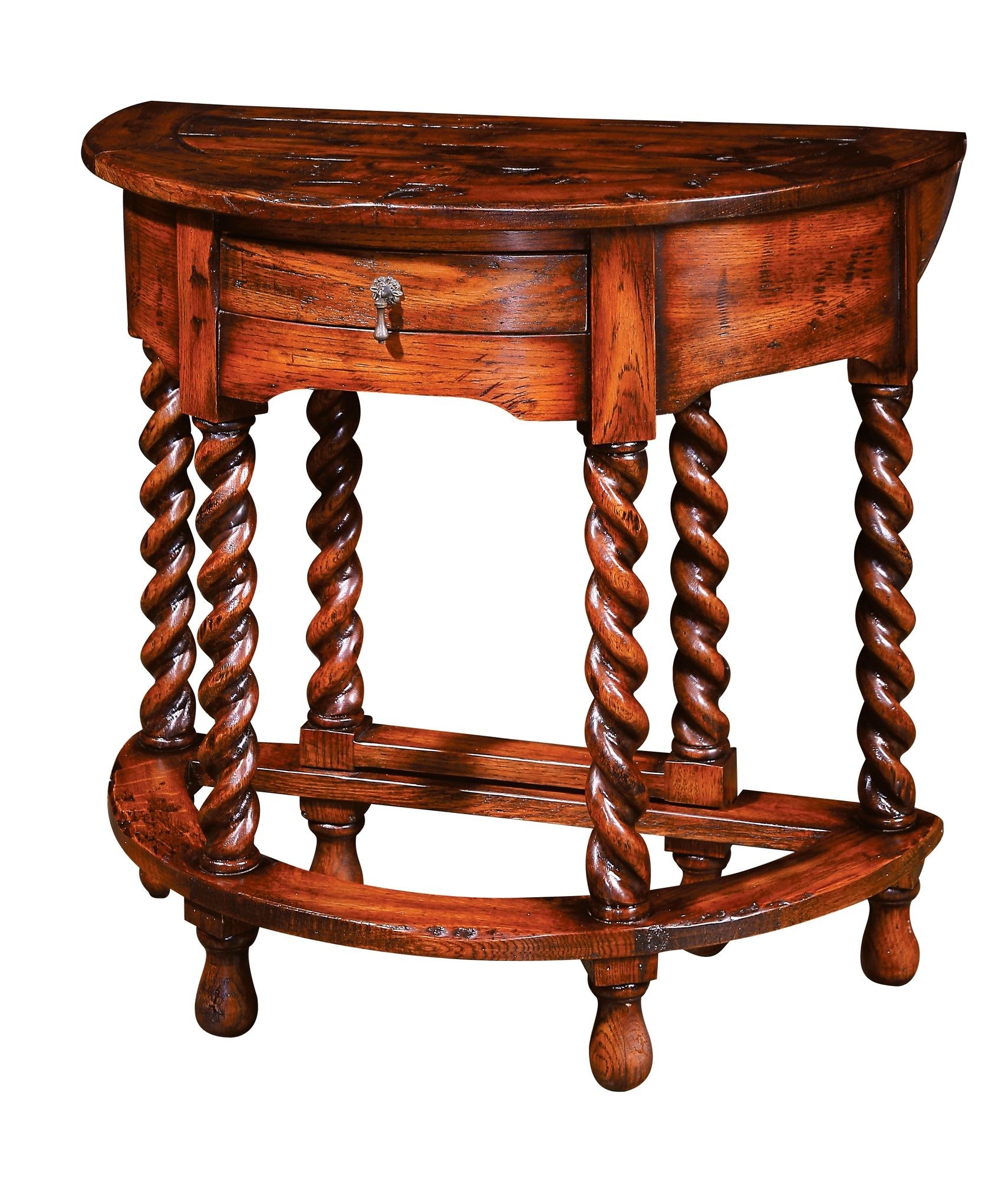 Furniture classics ltd gateleg rope twist end table