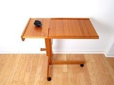 Furniture teak modern wooden coffee table tv tray with
