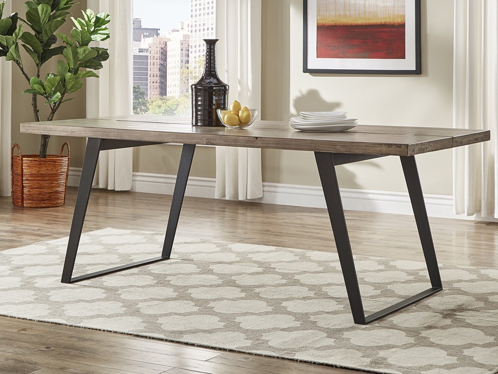 Grey finish dining table now rent buy used buy new