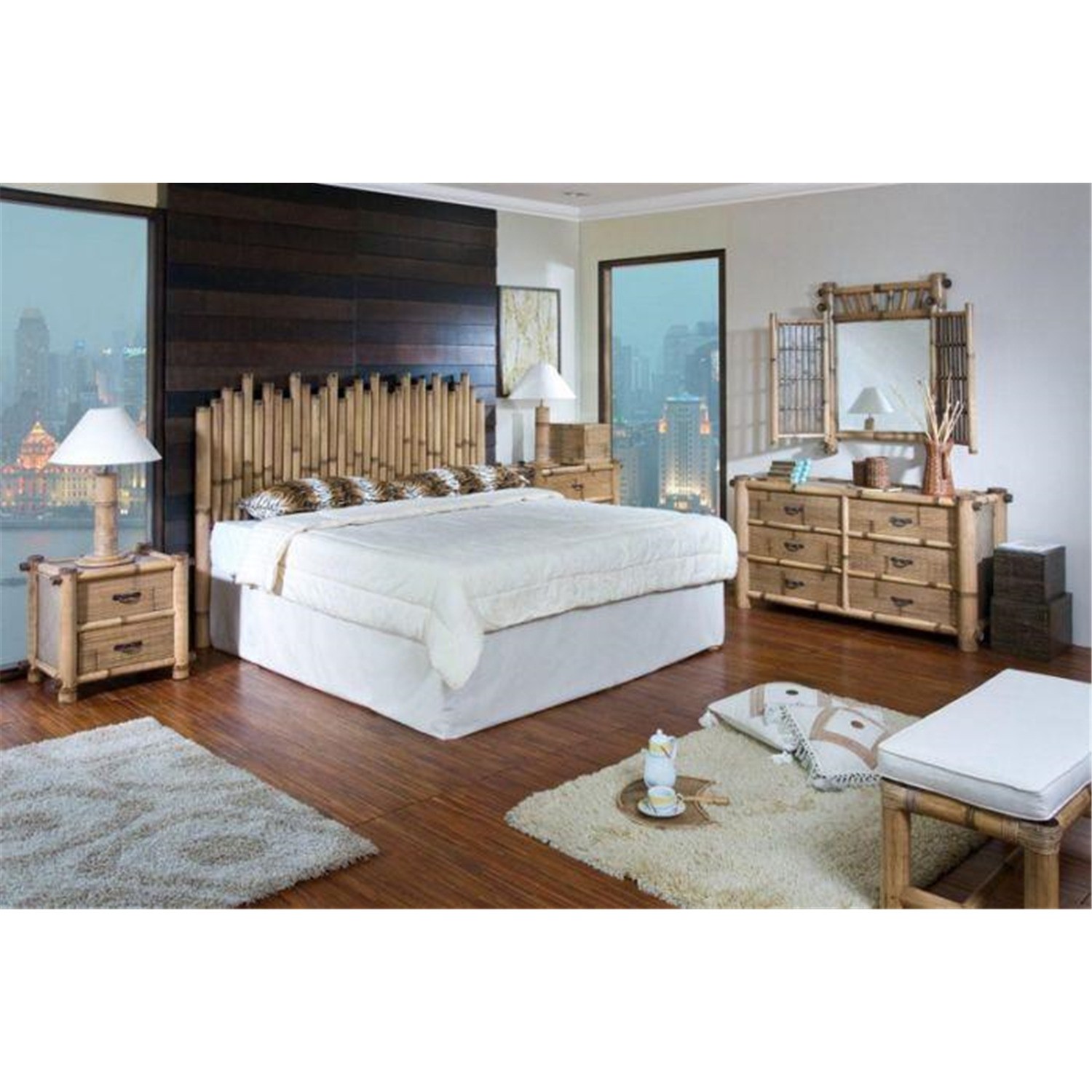 Havana bamboo bedroom set from 1698 00 to 1833 00