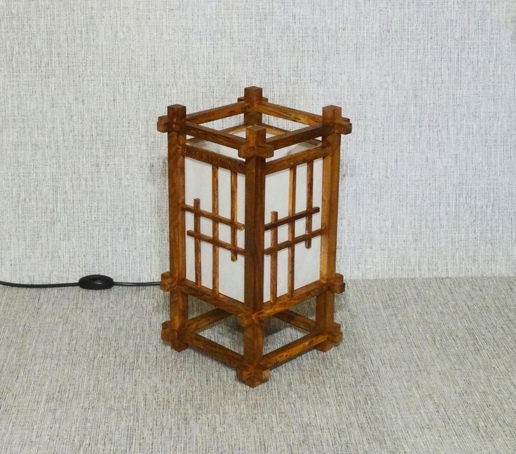 Japanese lamp from rice paper japanese table lamp