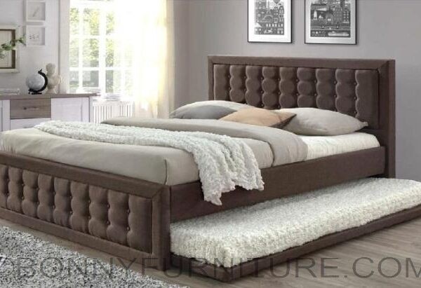 Jit 7809dv bed with pull out queen size bonny furniture