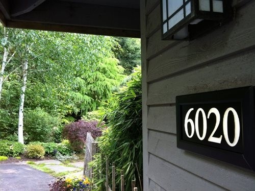 Lighted address numbers landscaping network