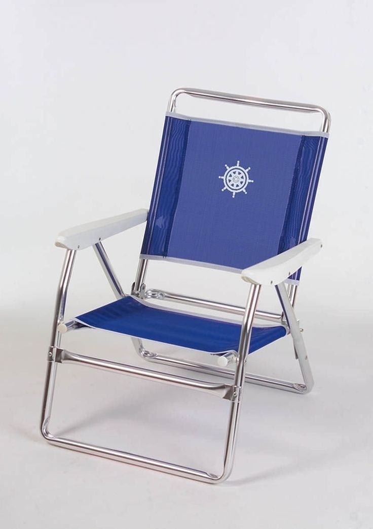 Marine aluminum folding chairs