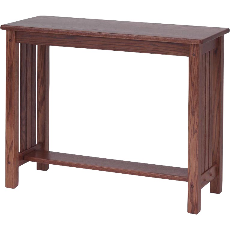 Mission style solid oak sofa table 39 the oak