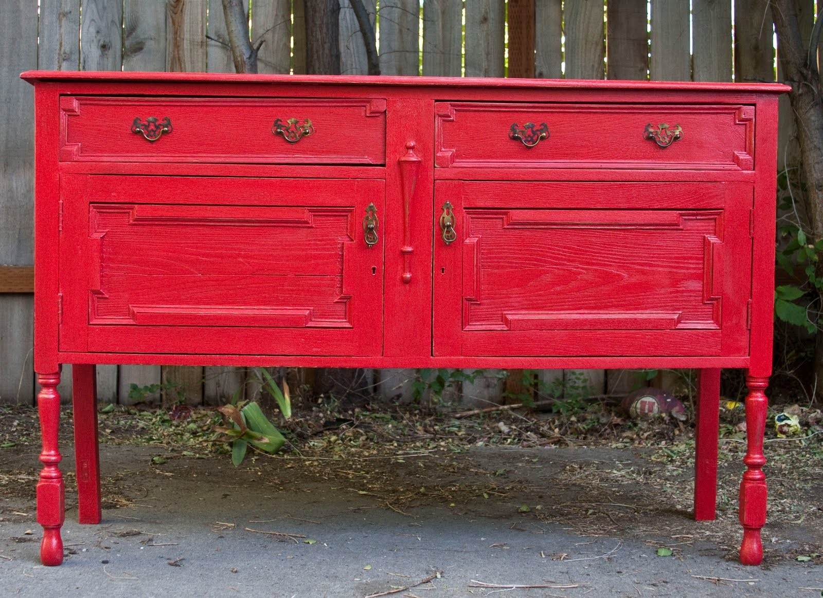 Modernly shabby chic furniture shabby chic bright red