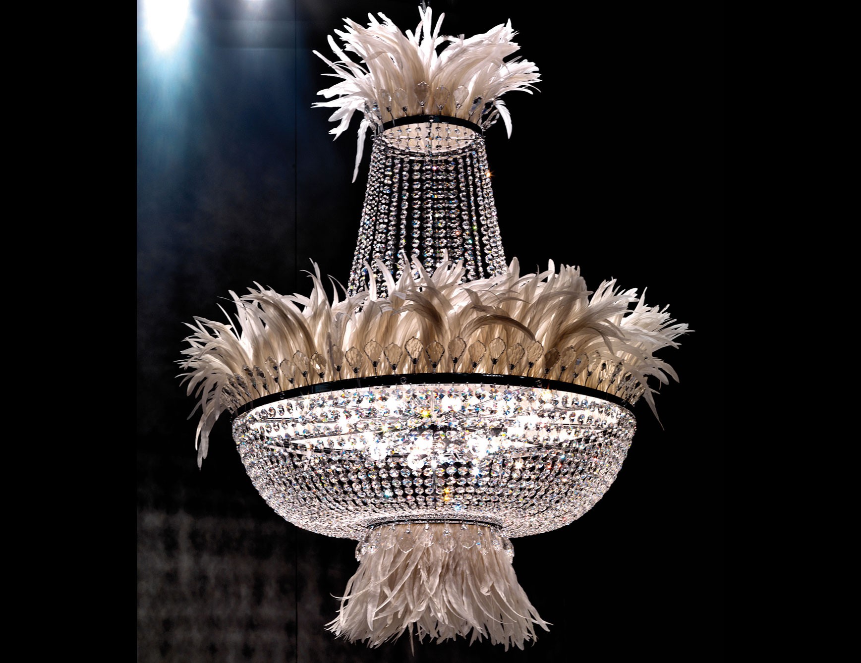 Nella vetrina visionnaire murano bird luxury chandelier in 1