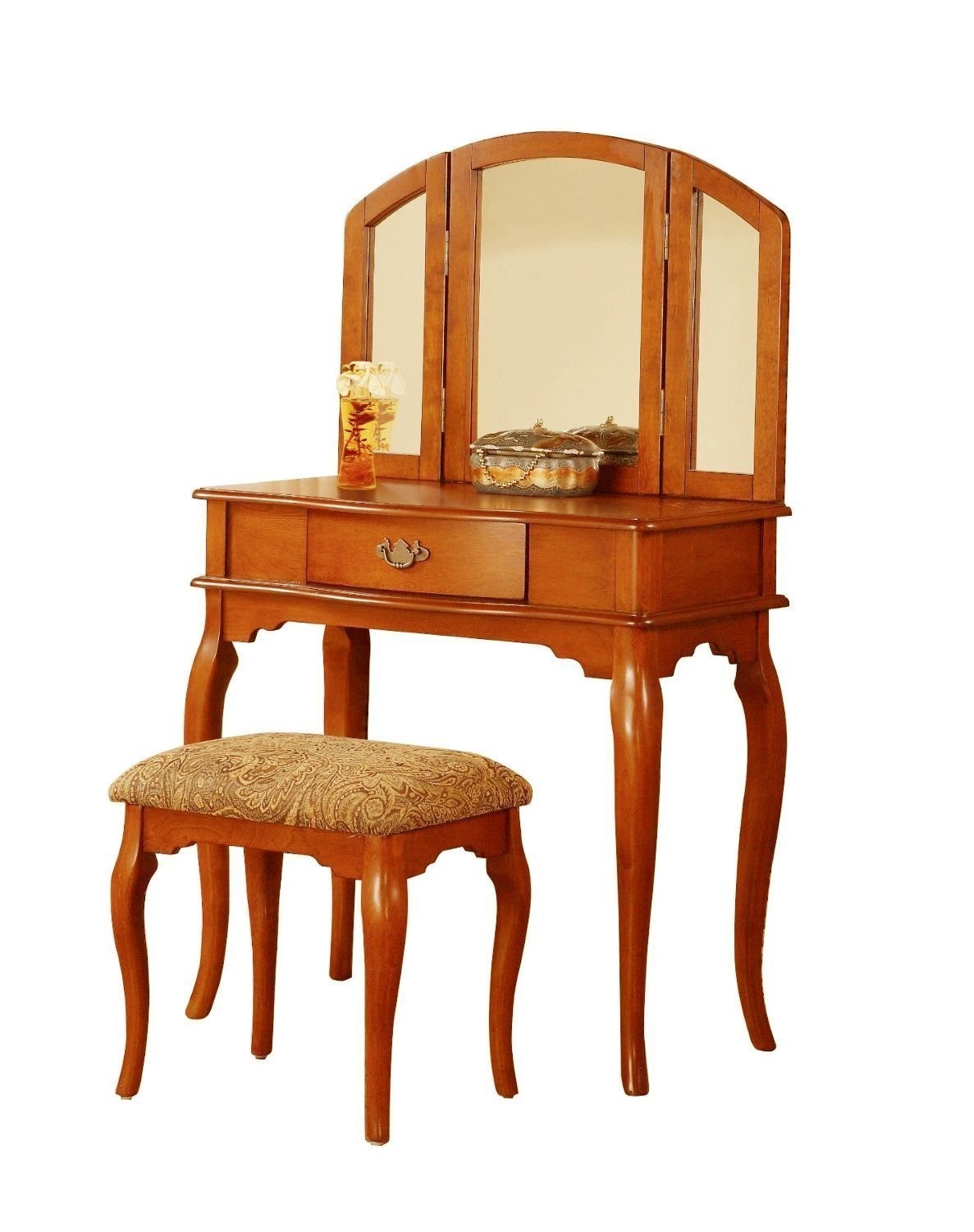 Oak vanity table home furniture design