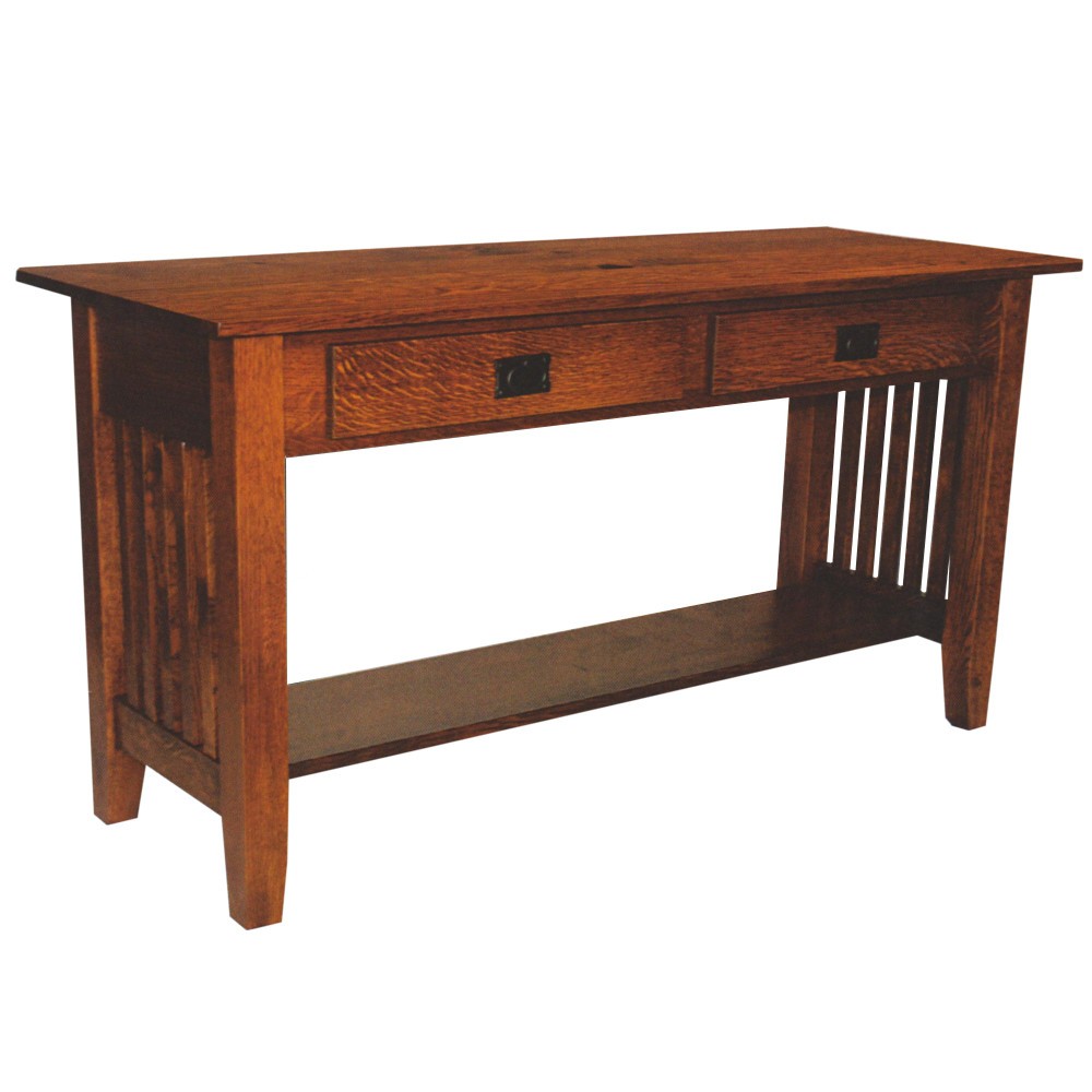 Classic Sofa Table, Amish Solid Wood Sofa Tables