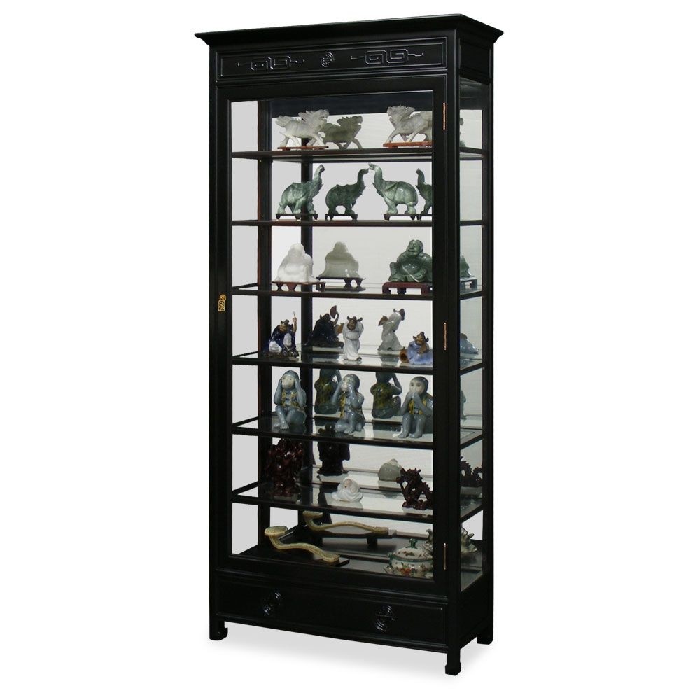 Rosewood grand curio cabinet with images curio cabinet